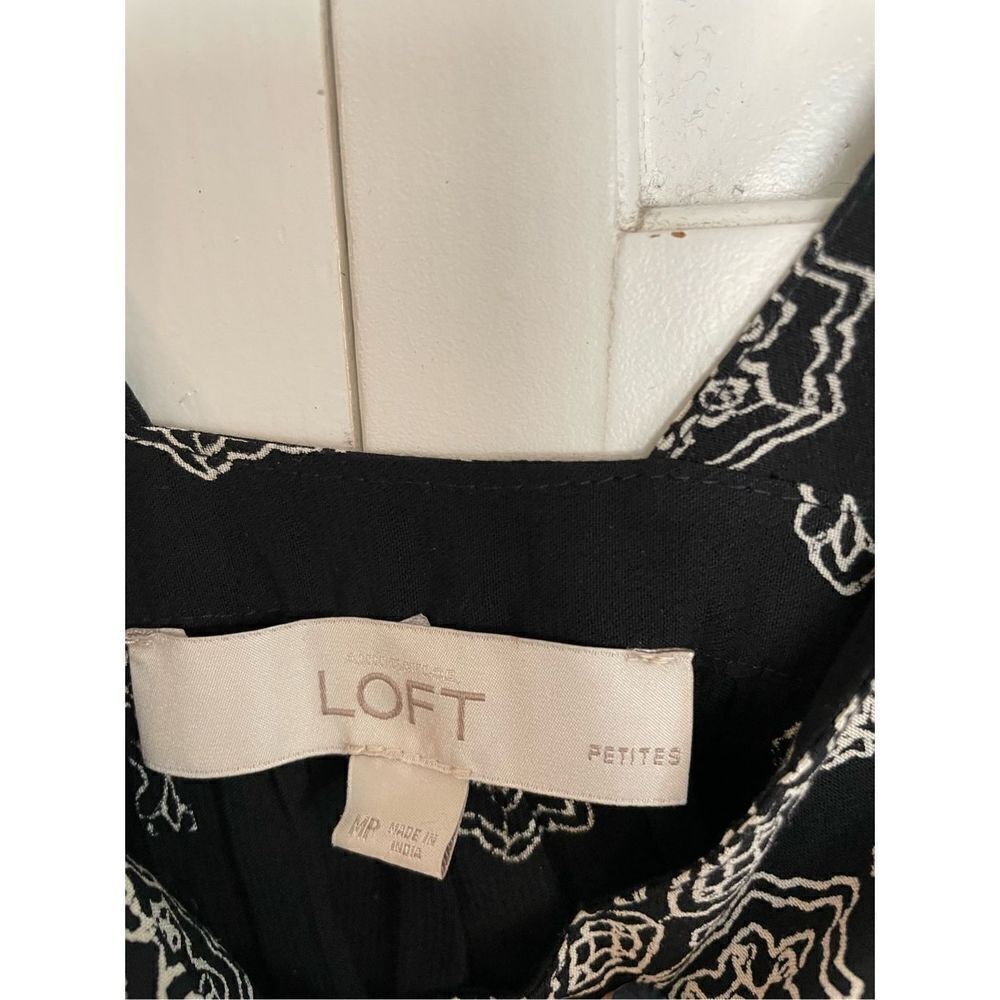Loft black printed Pom trim tank size m - Picture 4 of 11